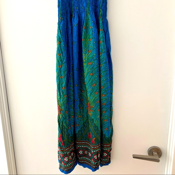 💙 summer print dress in blue / green from Singapore - Picture 8 of 8